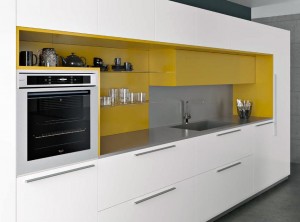 Cuisine Armony Yota - inox et laque